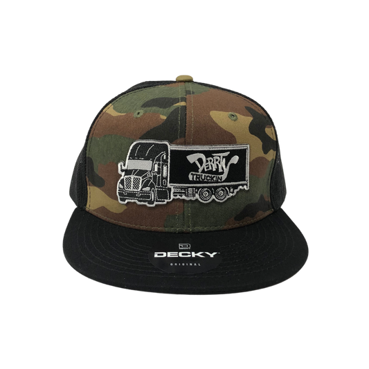 Derrty Truckin Hat - Camo/Black